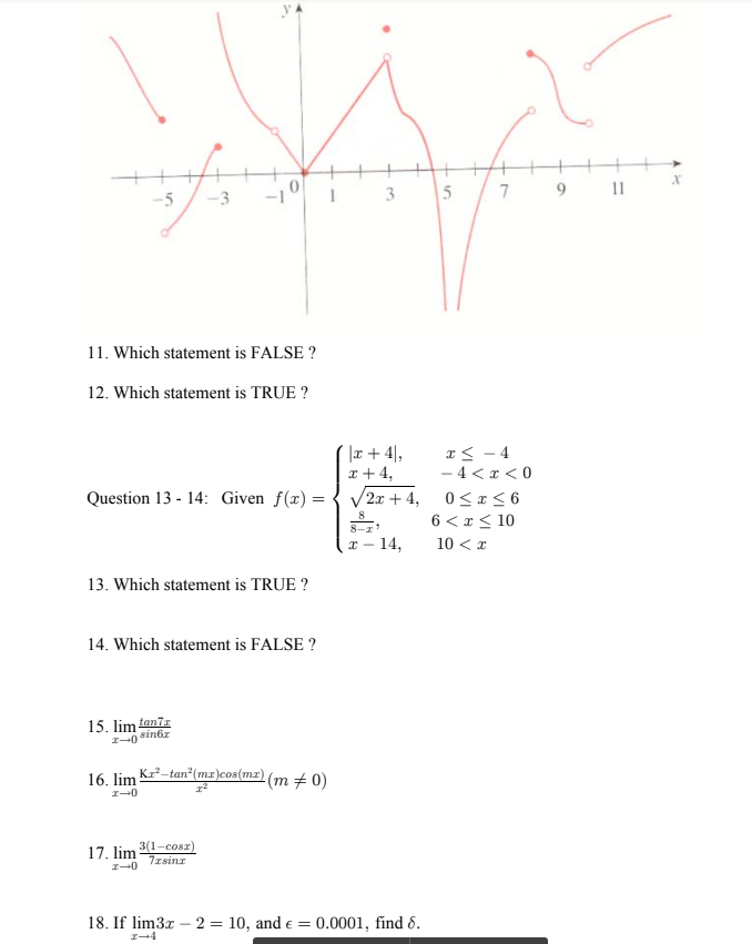 5 3 x 2 4 10 7 true or false