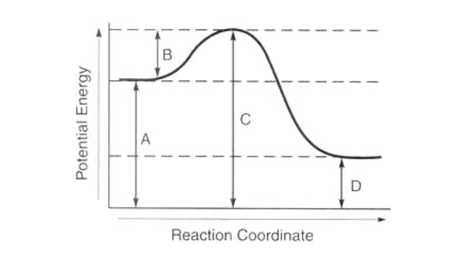 Solved The graph below gives the change in potential energy | Chegg.com
