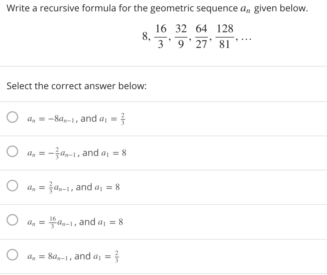 solved-write-a-recursive-formula-for-the-geometric-sequence-chegg