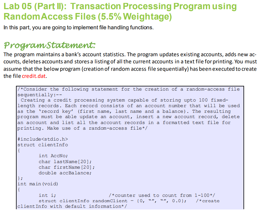 Solved Lab 05 (Part 1): Write Code Segments (2% Weightage) | Chegg.com