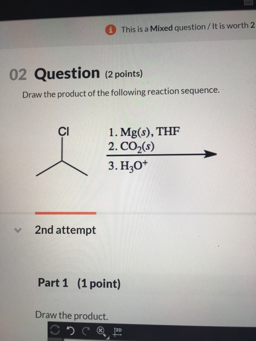 Solved This is a Mixed question/It is worth 2 02 Question (2 | Chegg.com