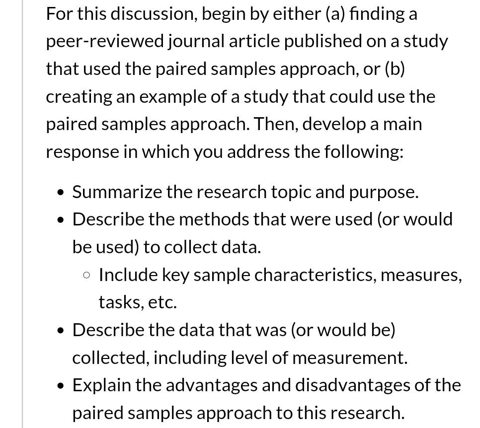 Solved For this discussion, begin by either (a) finding a | Chegg.com
