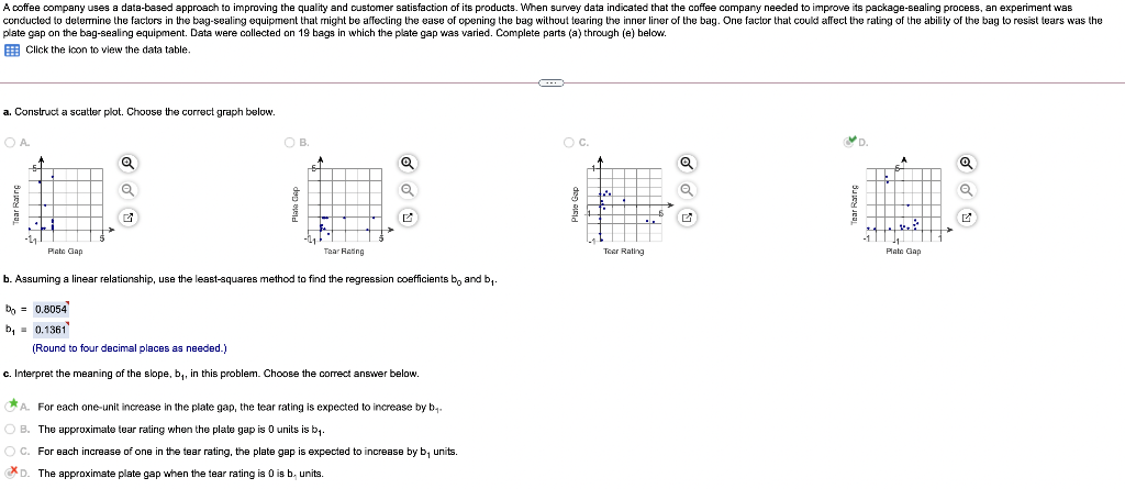 Solved When survey data indicated that a company needed to