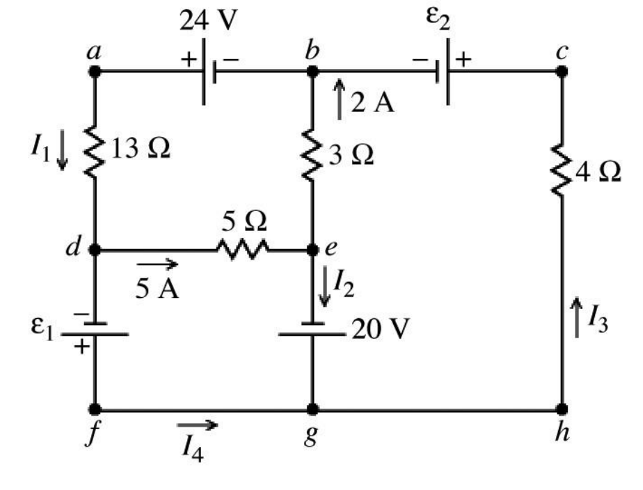 Solved Using the given circuit, calculate a. EMF 1 and 2 b. | Chegg.com