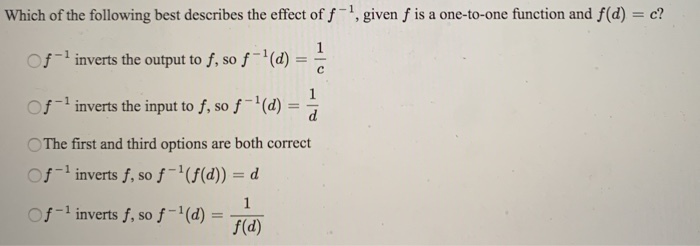 Solved Which of the following best describes the effect of | Chegg.com