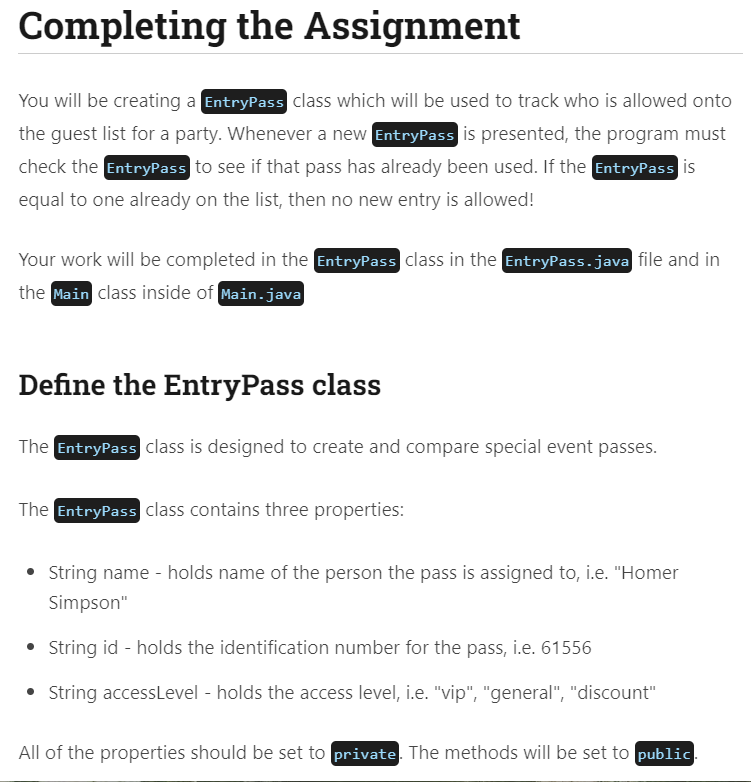 Solved Completing the Assignment You will be creating a | Chegg.com
