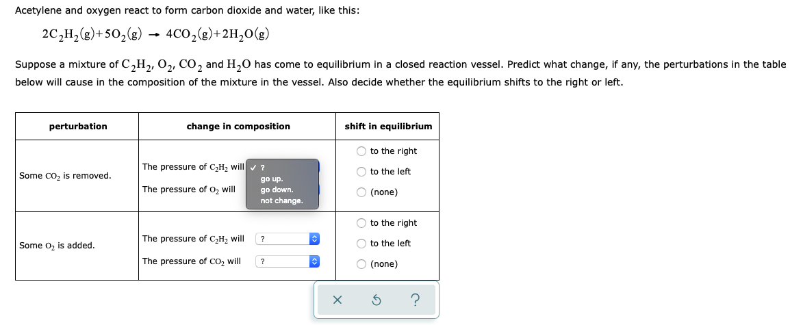 Solved Acetylene and oxygen react to form carbon dioxide and | Chegg.com