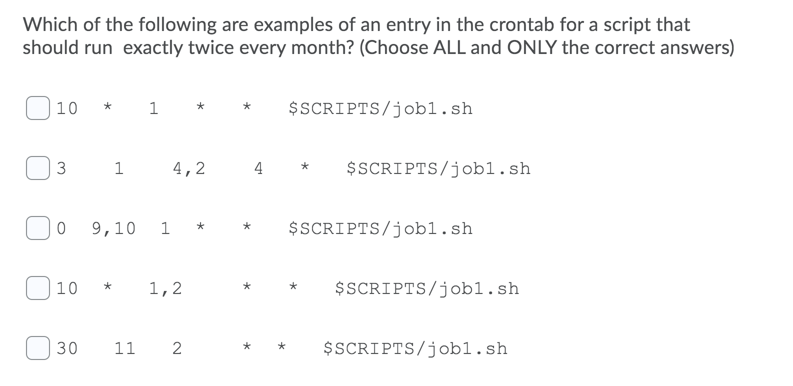 Solved Which of the following are examples of an entry in | Chegg.com