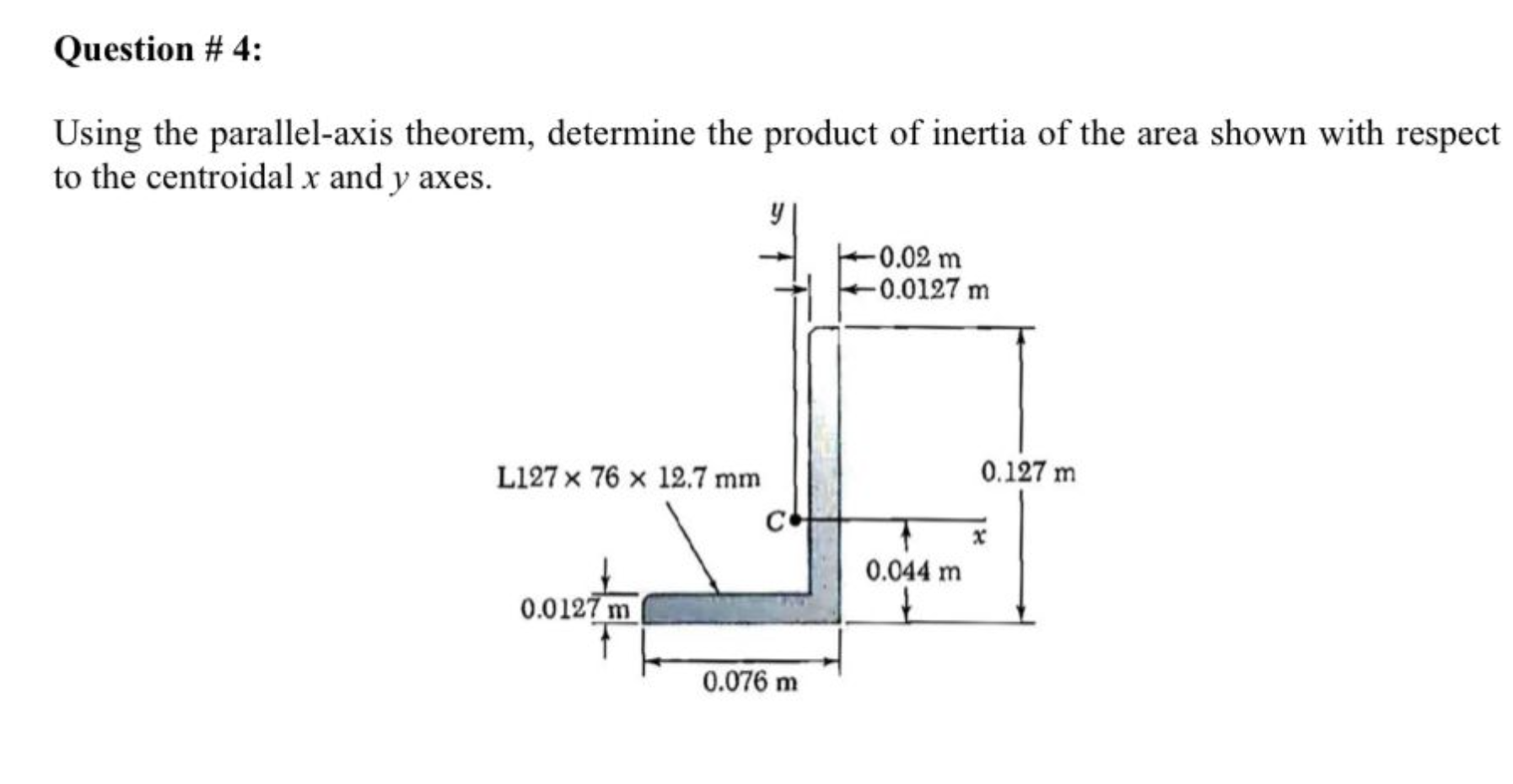 Solved Using the parallel-axis theorem, determine the | Chegg.com