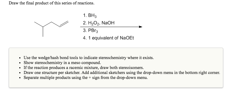 Solved Draw the structural formula(s) for the organic | Chegg.com