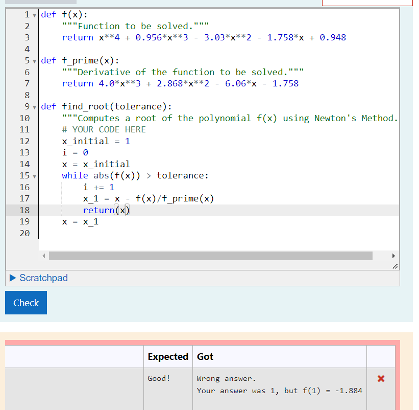 Solved can someone explain how I can fix my code for this | Chegg.com