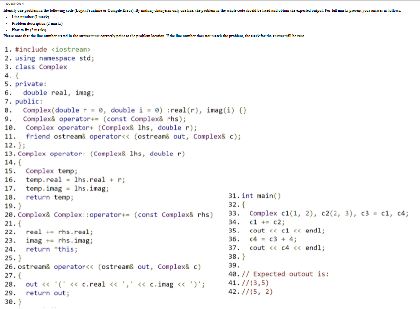 Solved please help me finding one error in this code and | Chegg.com