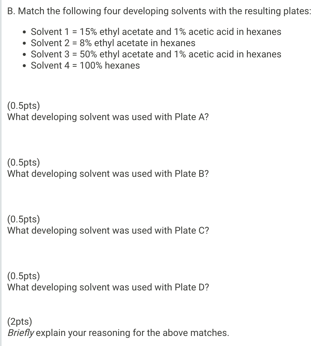 Solved 2. An unknown mixture of compounds was analyzed by | Chegg.com