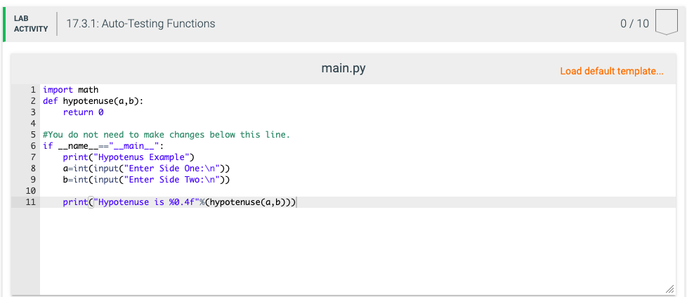Solved 17.3 Auto-Testing Functions ZyBooks can automate the | Chegg.com