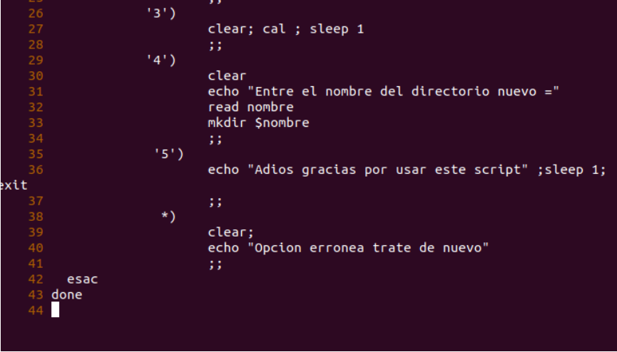 BASH Menu to Zenity Menu I need this bash script menu | Chegg.com