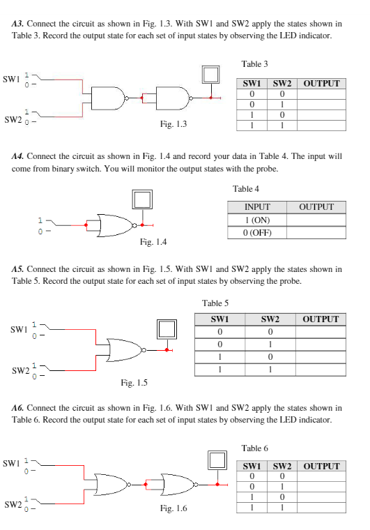 Solved 1 Al. Connect the circuit as shown in Fig. 1.1 and | Chegg.com