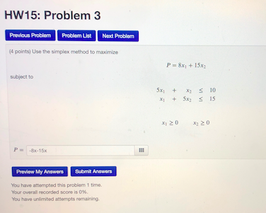 Solved HW15: Problem 3 Previous Problem Problem List Neoct | Chegg.com