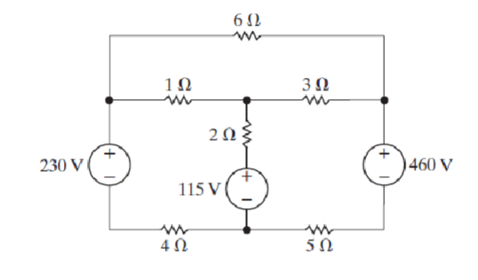 Solved Given The Figure Belowa. Use Mesh Current Analysis 