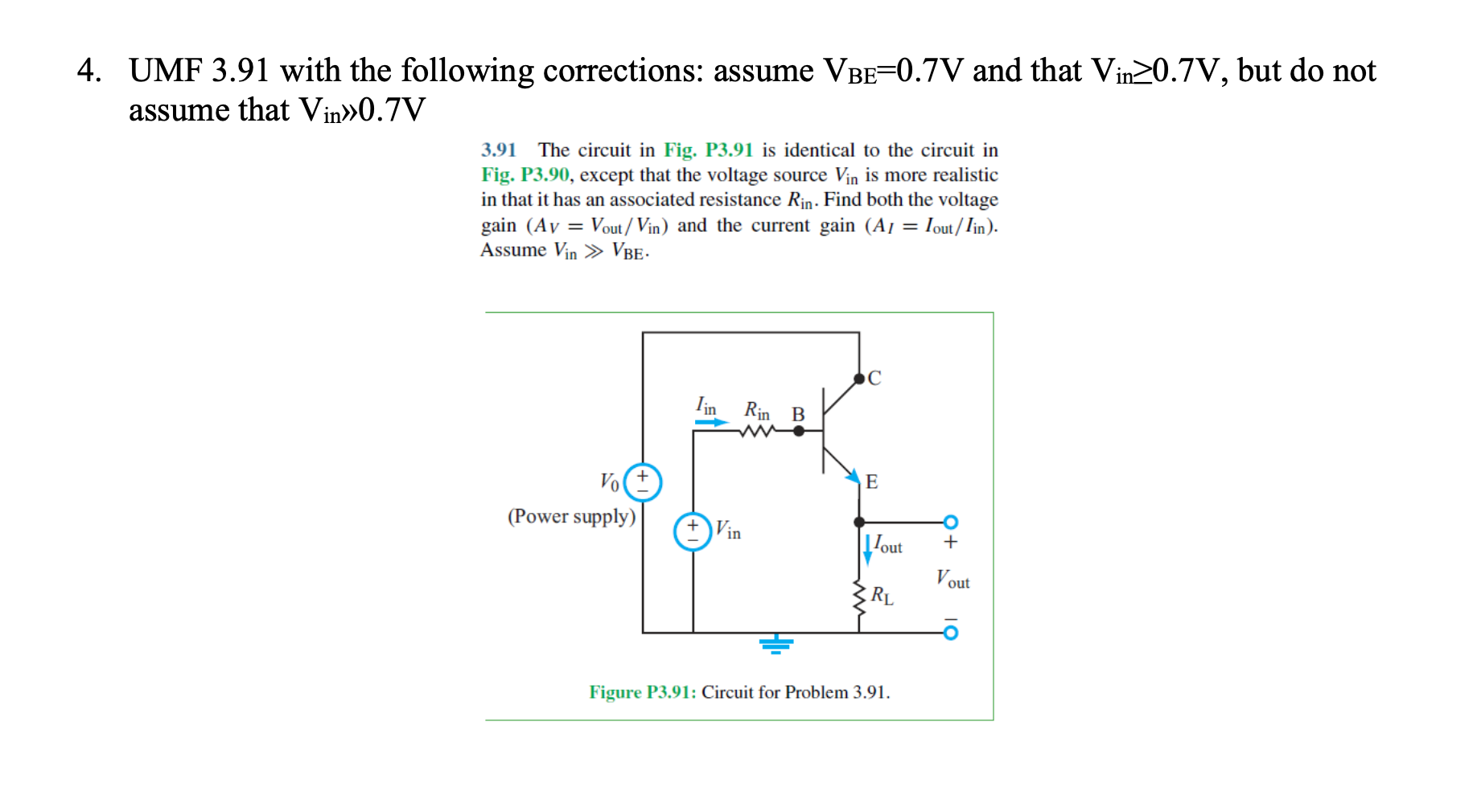Solved 4 Umf 3 91 With The Following Corrections Assume Chegg Solved 4 Umf 3 91 With The Following Corrections Assume Chegg