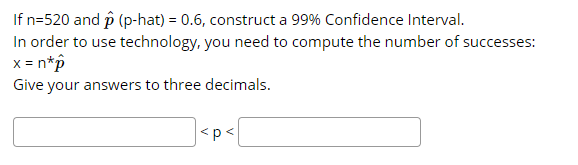 Solved If N 5 And E P Hat 0 6 Construct A 99 Conf Chegg Com