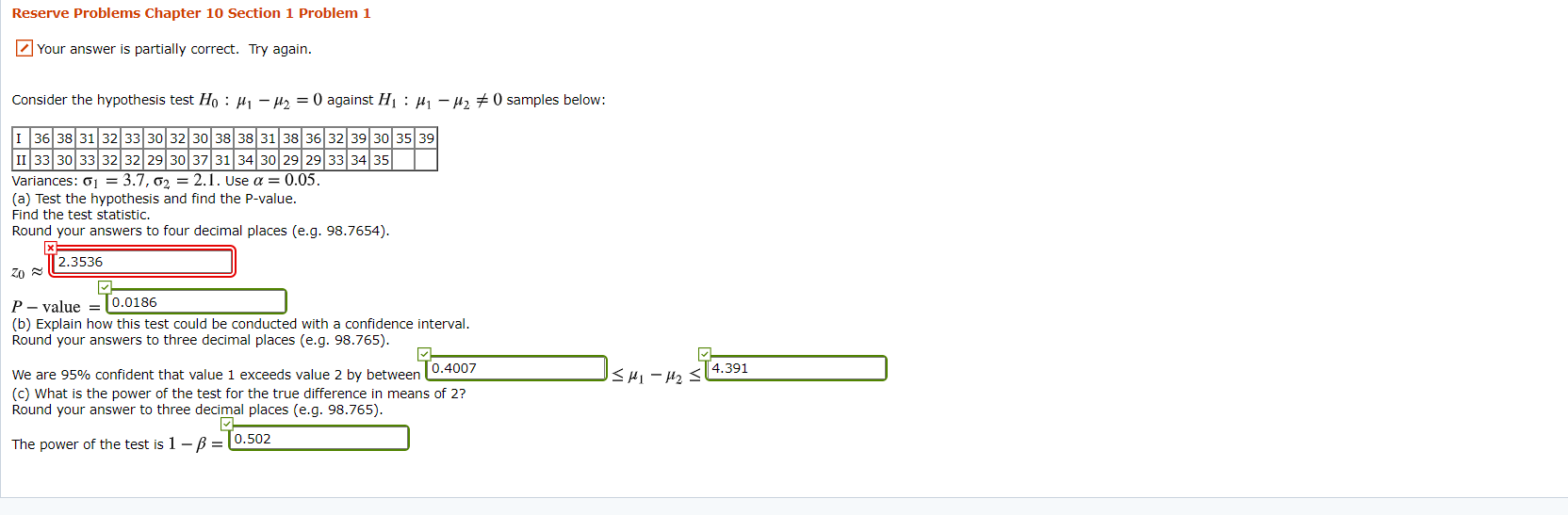 Solved Reserve Problems Chapter 10 Section 1 Problem 1 Your | Chegg.com
