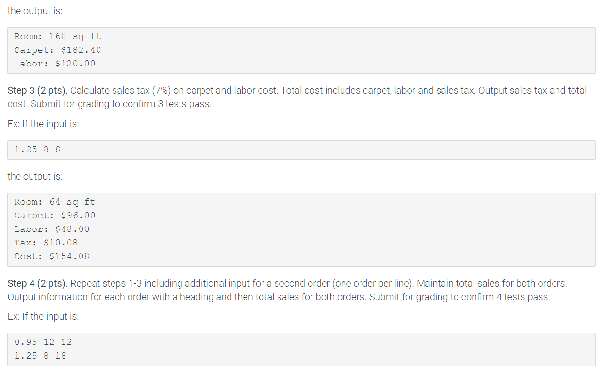 19.9 LAB* Program Carpet sales Program