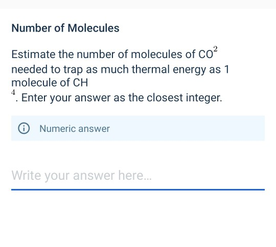 Solved GWP The scale for the global warming potential ( GW | Chegg.com