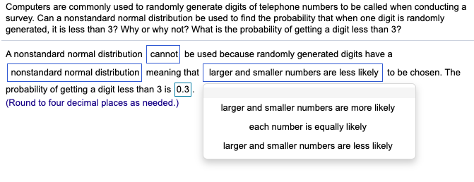 Solved Computers Are Commonly Used To Randomly Generate | Chegg.com