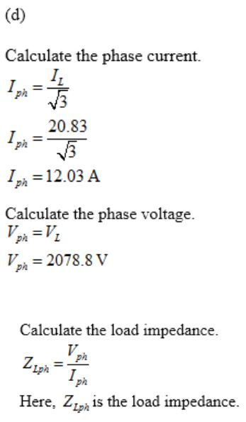 3.18 A Δ−Δ transformer bank consists of three | Chegg.com