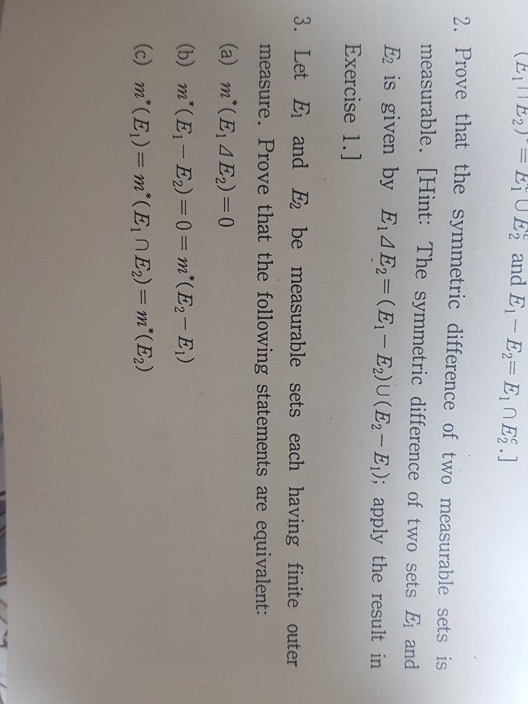 Solved EillE2)=EU Ez And E1-E2= E, NE] 2. Prove That The | Chegg.com