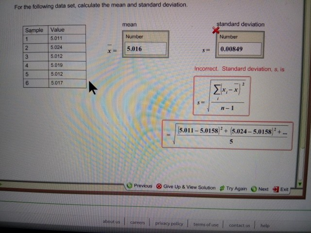 Solved For The Following Data Set Calculate The Mean And Chegg Solved For The Following Data Set Calculate The Mean And Chegg