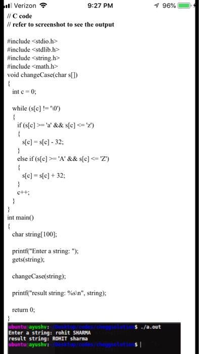 Solved Write a C program using 2 different ways of that | Chegg.com