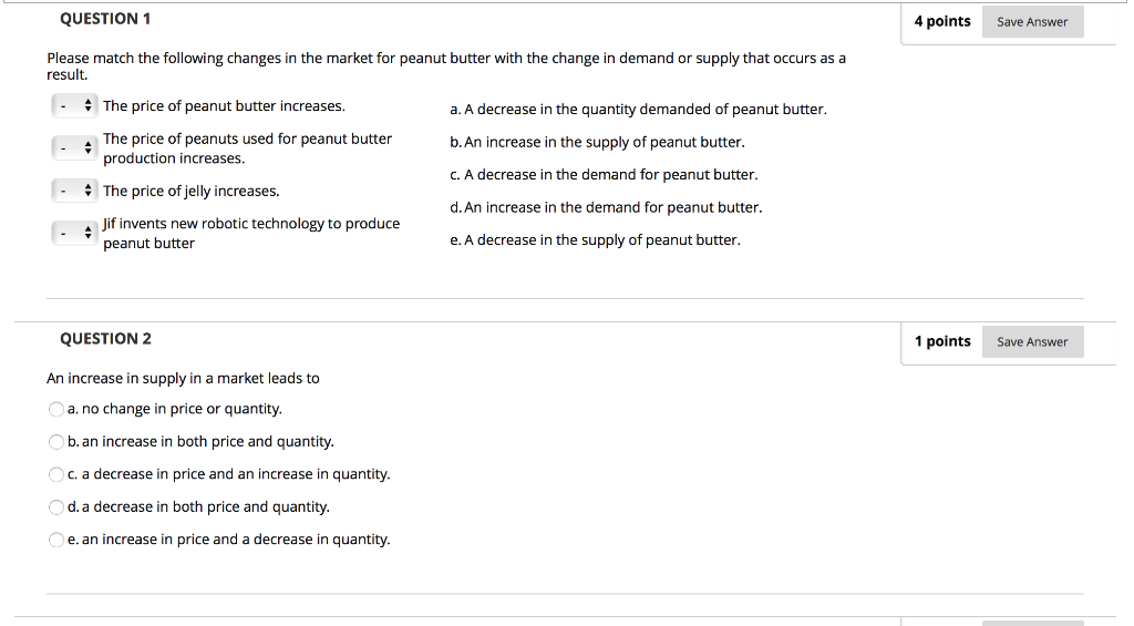 Solved QUESTION 1 4 points Save Answer Please match the | Chegg.com
