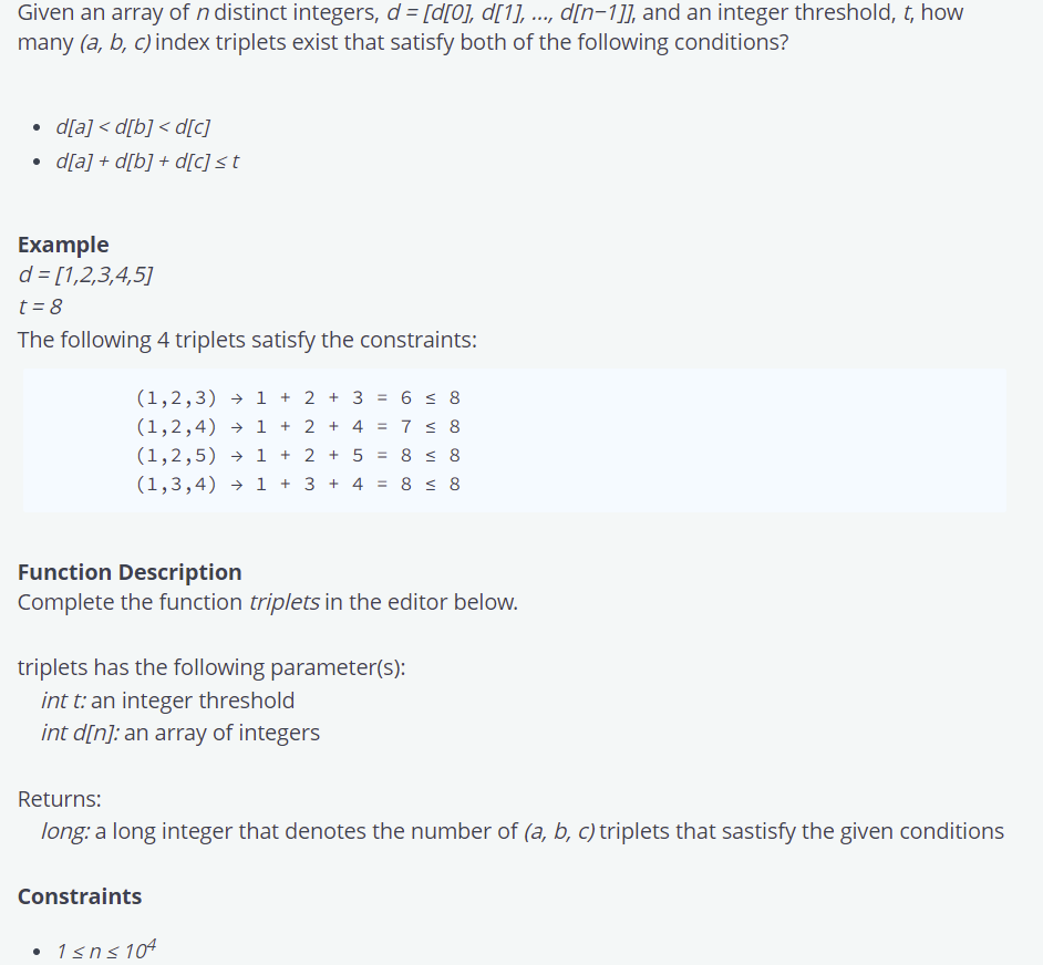 solved-given-an-array-of-n-distinct-integers-d-d-0-chegg