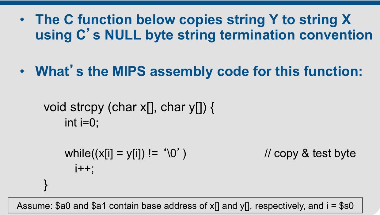 Solved The C function below copies string Y to string X | Chegg.com