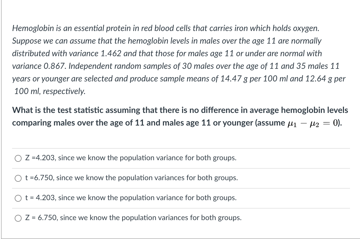 Solved Hemoglobin is an essential protein in red blood cells | Chegg.com