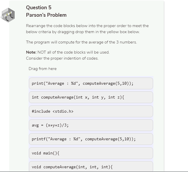 Solved Question 1 It is a block of code that performs a | Chegg.com