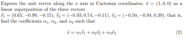 Solved Express the unit vector along the r axis in Cartesian | Chegg.com