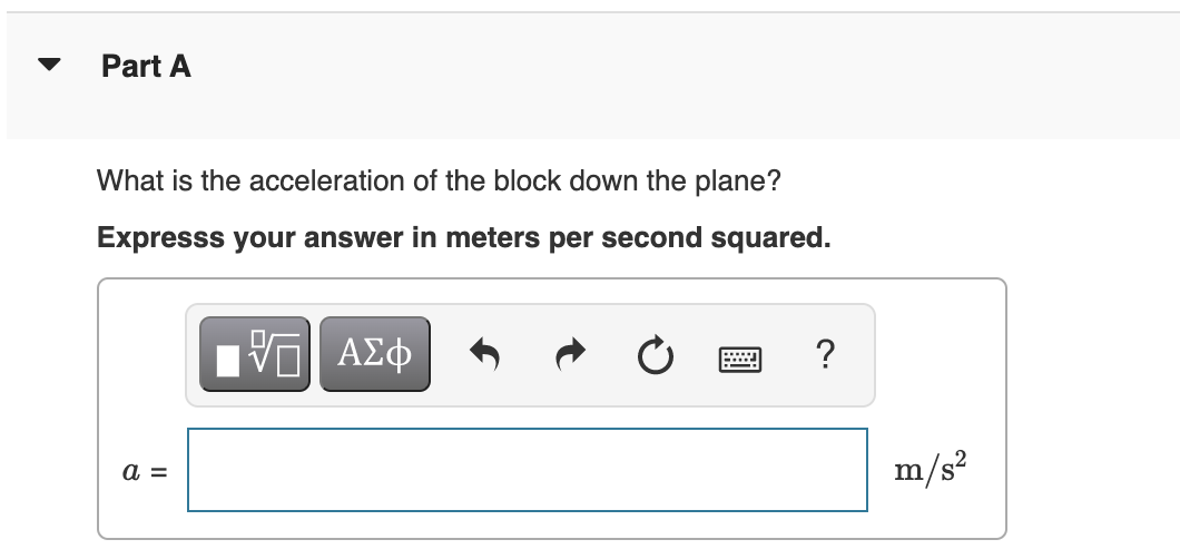 Solved = A Block With Mass M = 5.00 Kg Slides Down A Surface | Chegg.com