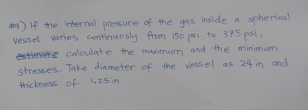 Solved \#9) If the internal pressure of the gas inside a | Chegg.com