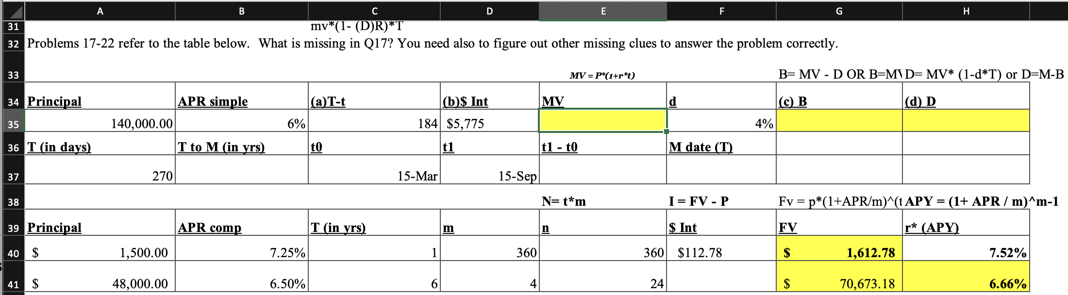 Solved need help learning to solve problem on excel. PLEASE | Chegg.com