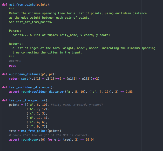 Solved 3. Consider the problem of finding the MST to connect | Chegg.com