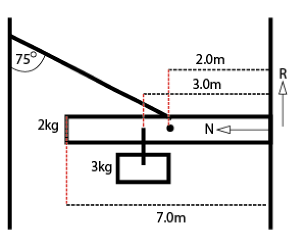 Solved What is the force (R) in the attached diagram? Mp = 2 | Chegg.com