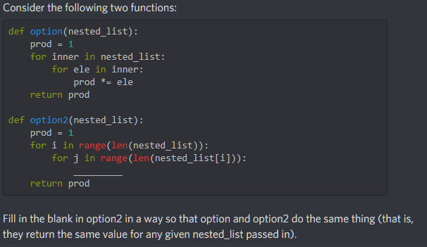 Solved Consider the following two functions: def | Chegg.com