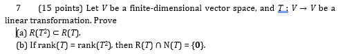 Solved These are Linear algebra problems. Please provide the | Chegg.com