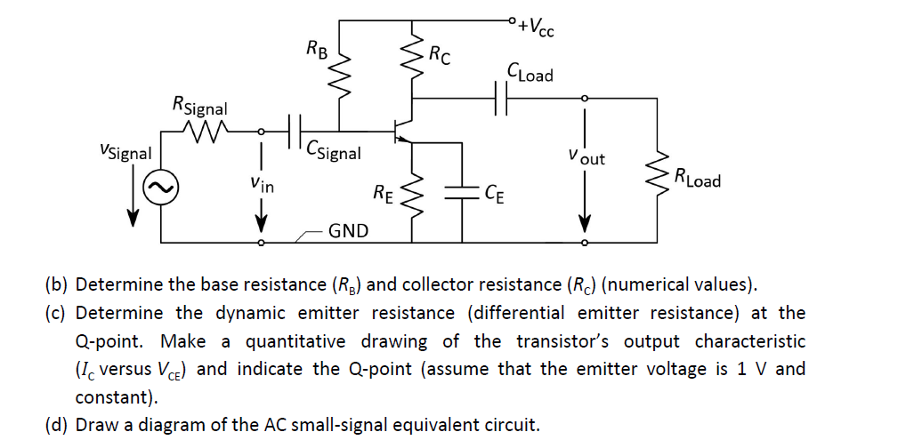 Solved Consider The Amplifier Circuit Shown Below. The Power | Chegg.com