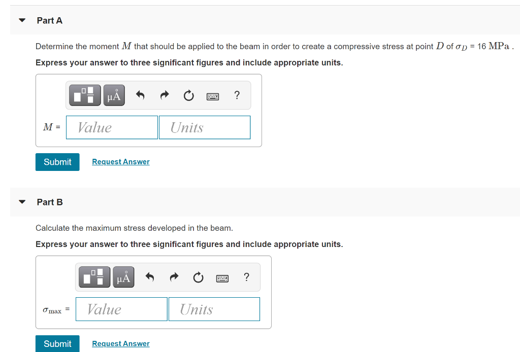 Solved Problem 6.57 A beam is shown in the figure below | Chegg.com