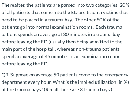Solved Thereafter, the patients are parsed into two | Chegg.com