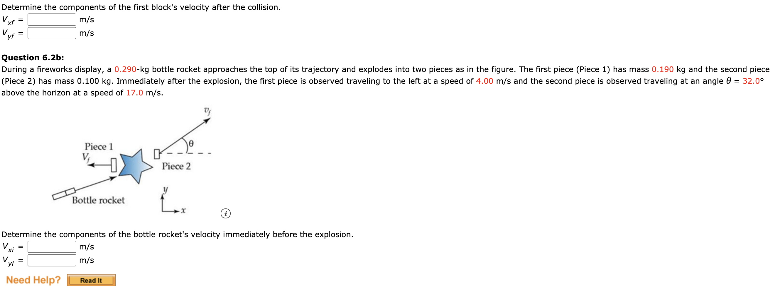 Solved Part 8 of 13 Evaluate known quantities in the | Chegg.com