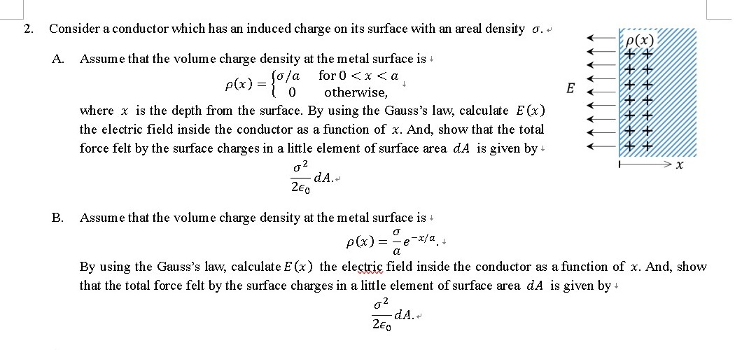Solved Consider a conductor which has an induced charge on | Chegg.com